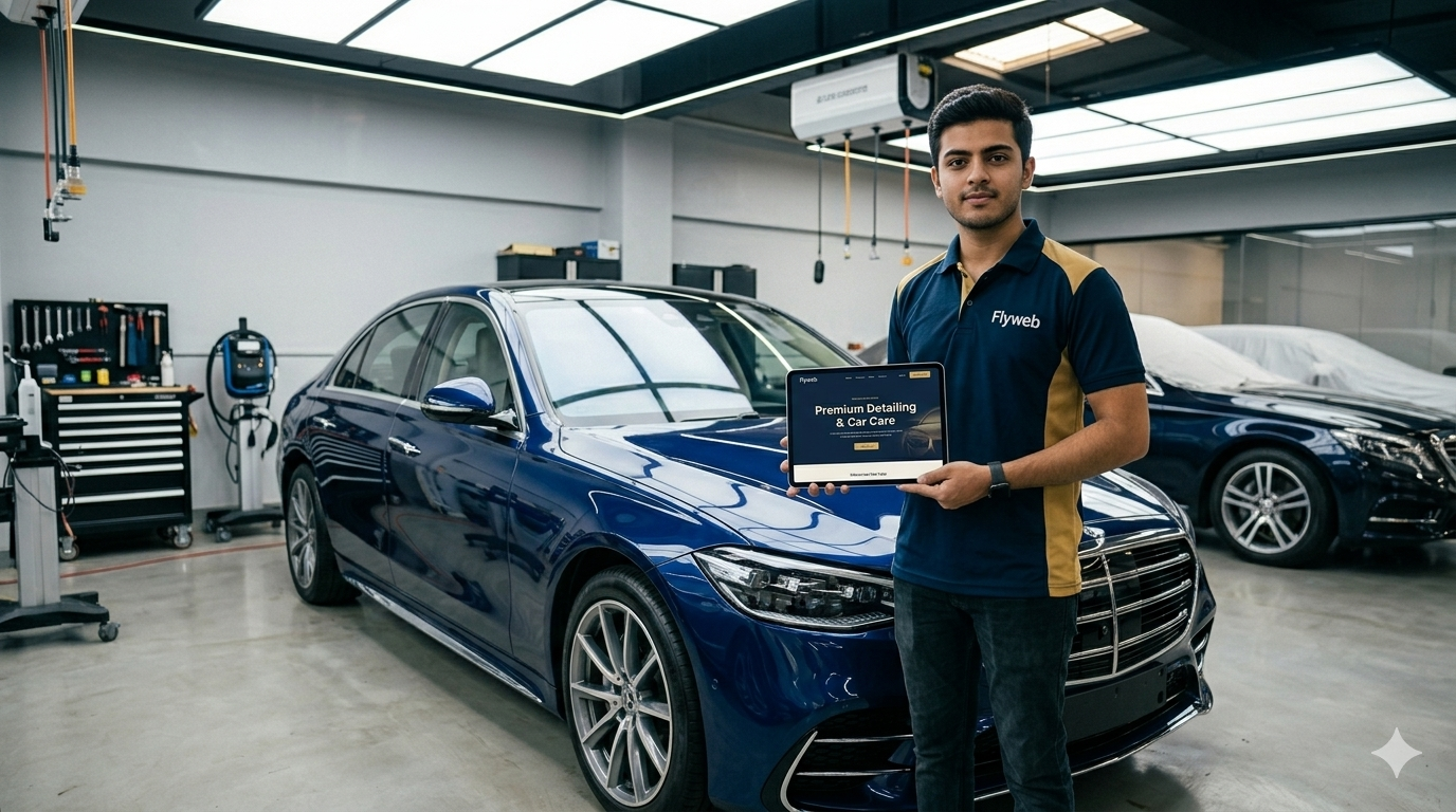 Visualizing Luxury: How Premium Web Design Doubled High-Ticket Detailing Packages flyweb web design portfolio car detailing