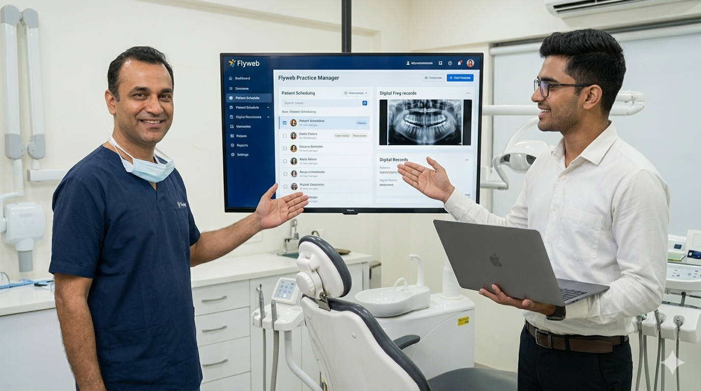Easing Anxiety and Increasing Patient Intake: A Modern Dental Website Case Study flyweb web design portfolio dentist